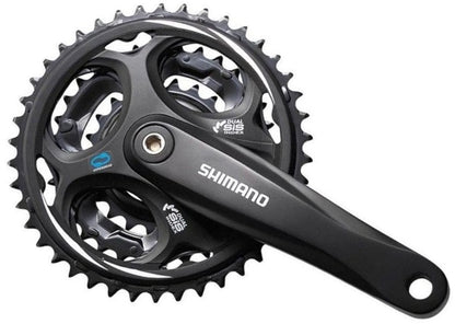 Shimano FC-M311 Altus square taper chainset, 48/38/28T, without chainguard, 175 mm