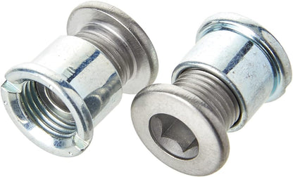 Shimano FC-M540 double chainring fixing bolts and nuts - M8 x 8.5 mm - (set of 4)
