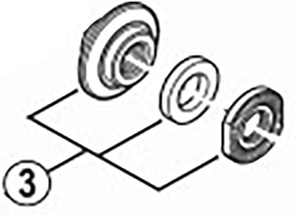 Shimano HB-4500 lock nut unit