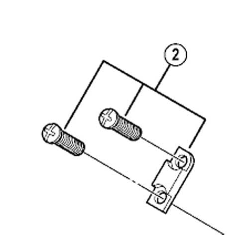Shimano FD-M771 stroke adjustment bolt and plate