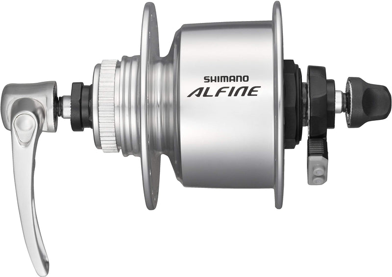 Shimano DH-S501 Alfine, 6v 3w, Centre-Lock disc, 32h, Q/R, silver