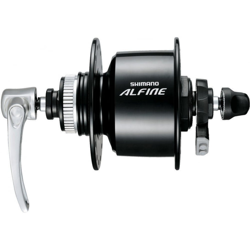 Shimano DH-S501 Alfine, 6v 3w, Centre-Lock disc, 32h, Q/R, black