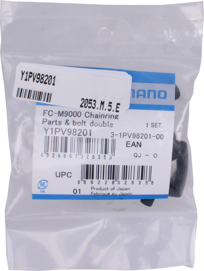 Shimano FC-M9000 chainring fixing parts and bolts for double, pack of 4