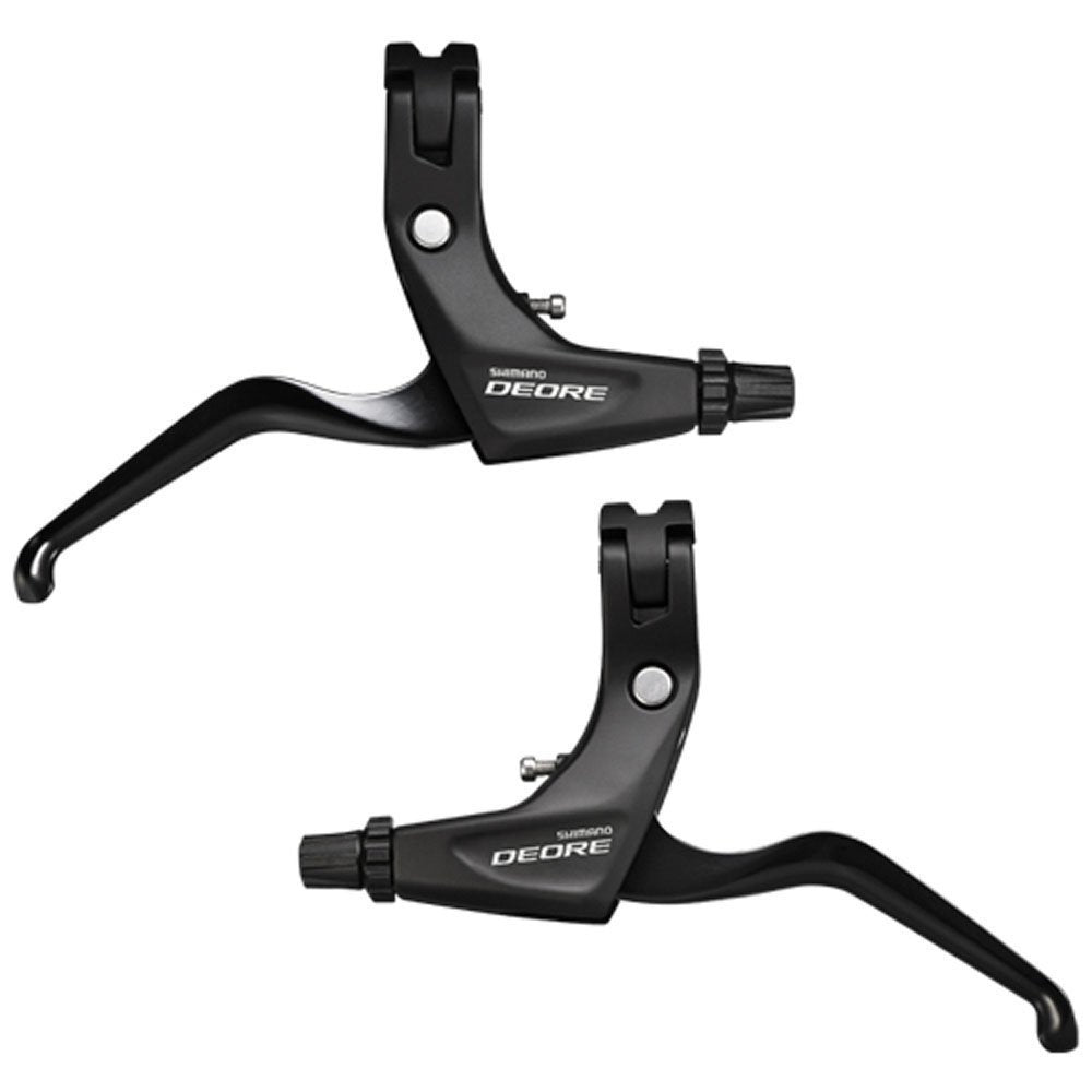 Shimano BL-T611 Deore 3-finger brake levers for V-brakes, black