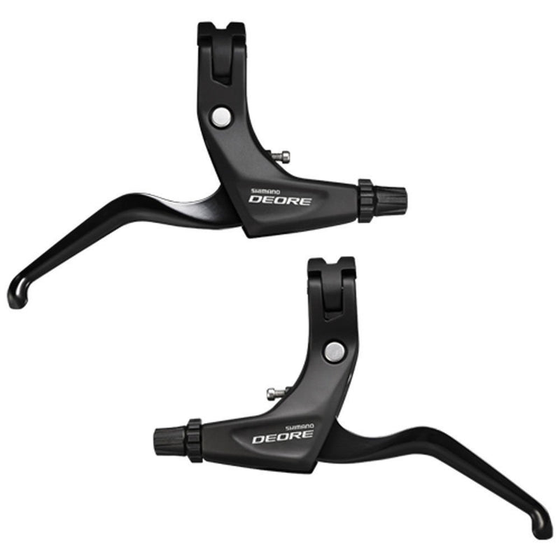 Shimano BL-T611 Deore 3-finger brake levers for V-brakes, black