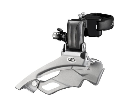 Shimano FD-M371 Altus MTB 9-speed front derailleur, conventional swing, dual-pull