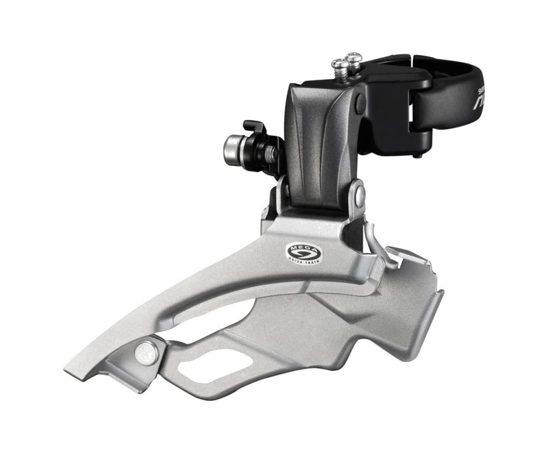 Shimano FD-M371 Altus MTB 9-speed front derailleur, conventional swing, dual-pull
