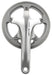 Shimano FC-S501 Alfine 2-piece chainset with single chain guard 170 mm - 42T - silver