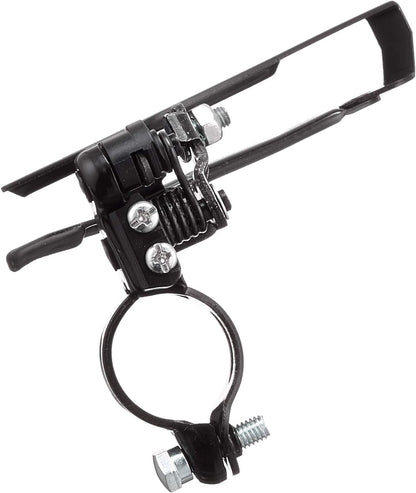 Shimano FD-TZ500 6-speed MTB front derailleur, down swing, top pull, 28.6mm, 66-69, 42T