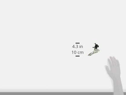 Shimano FD-TY300 Tourney 6/7-speed triple front derailleur, down pull, 28.6 mm, for 42T