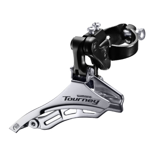 Shimano FD-TY300 Tourney 6/7-speed triple front derailleur, top pull, 31.8 mm, for 42T