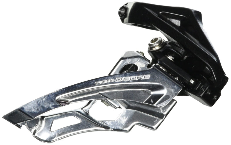Shimano Deore M6000-H triple front derailleur, high clamp, side swing, front pull