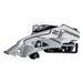 Shimano FD-M2000 Altus 9-speed MTB front derailleur, top swing, dual-pull