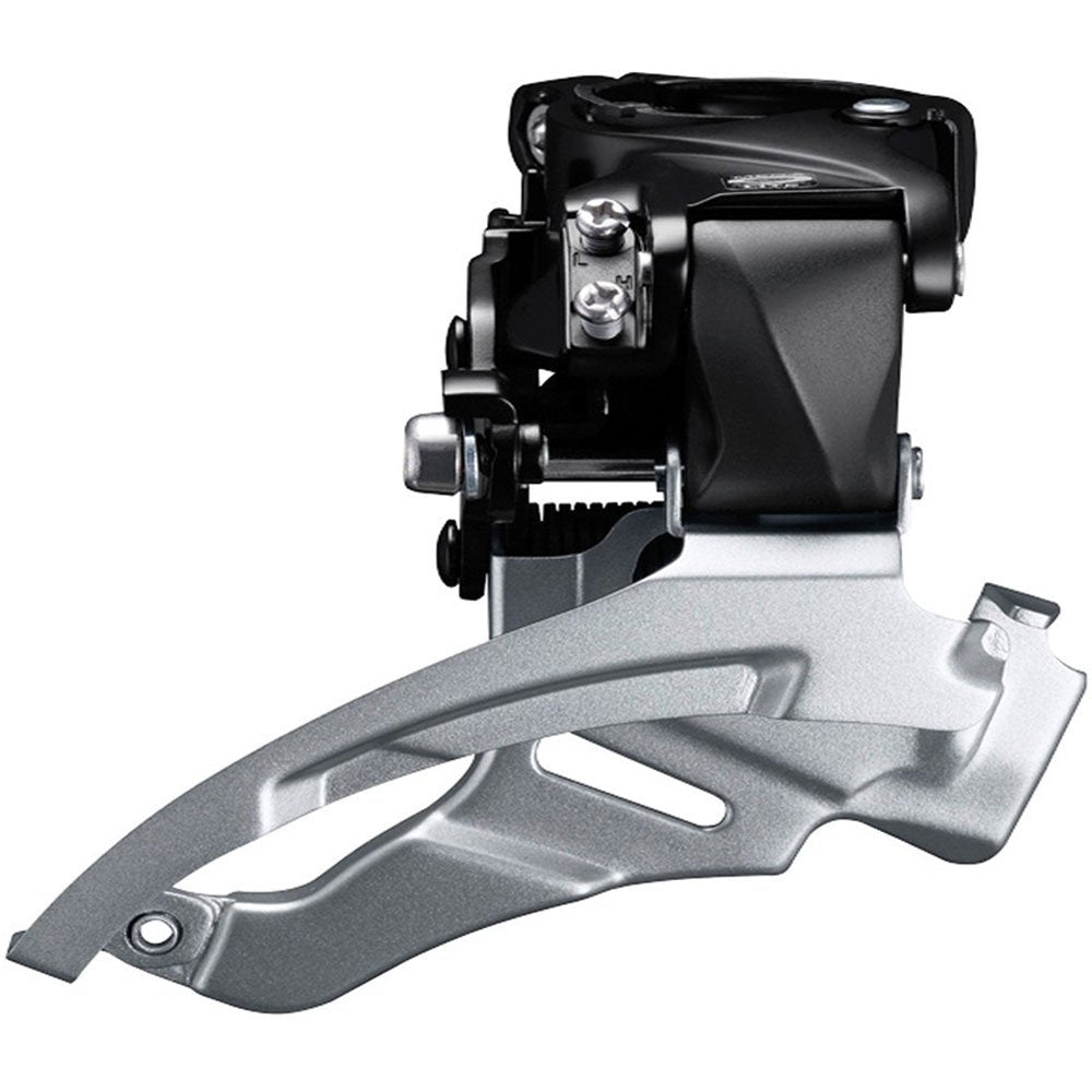Shimano FD-M2000 Altus 9-speed MTB front derr, conventional swing, dual-pull 66-69