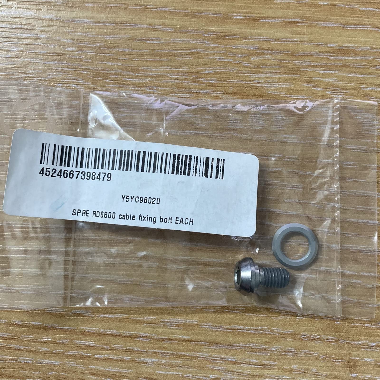 Shimano RD-6800 cable fixing bolt and plate