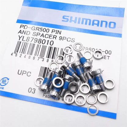 Shimano PD-GR500 pin and spacers, pack of 9