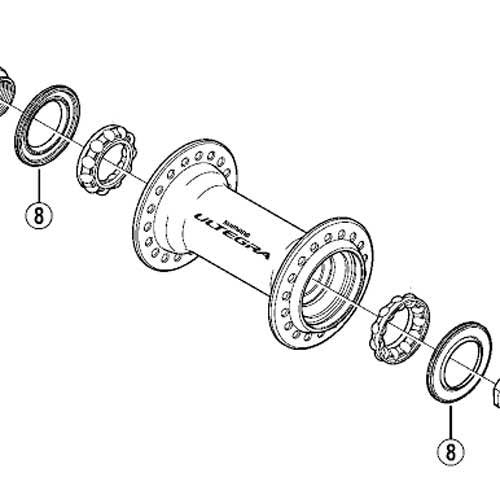 Shimano WH-6800-F seal ring