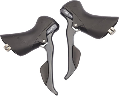 Shimano ST-R3000 Sora STI lever set, 9-speed, triple