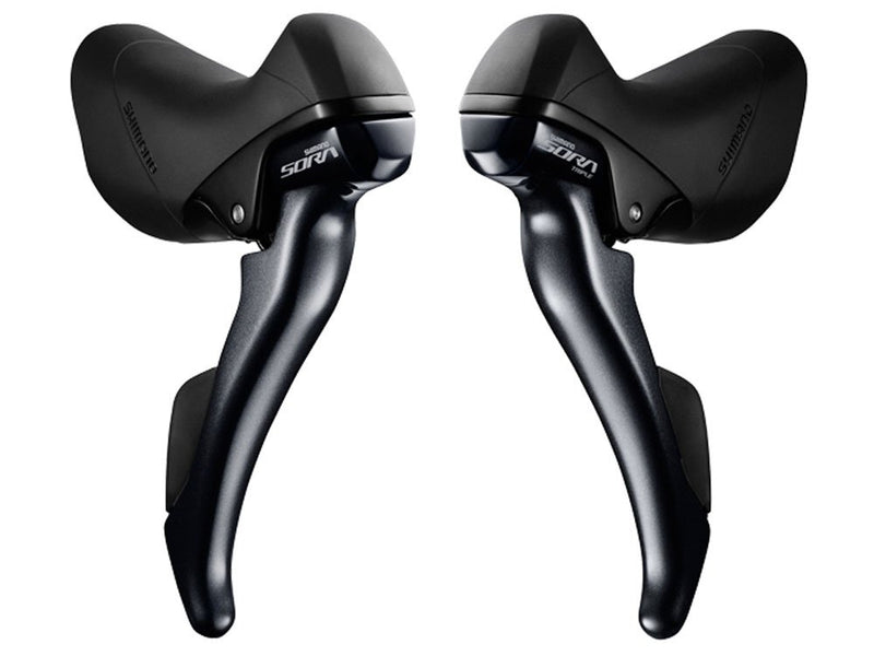 Shimano ST-R3000 Sora STI lever set, 9-speed, triple