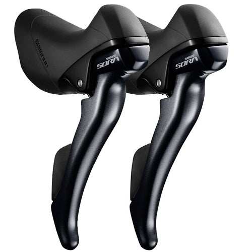 Shimano ST-R3000 Sora STI lever set, 9-speed, double