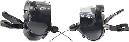 Shimano SL-R3000 Sora 9 speed shift levers for flat bar, double