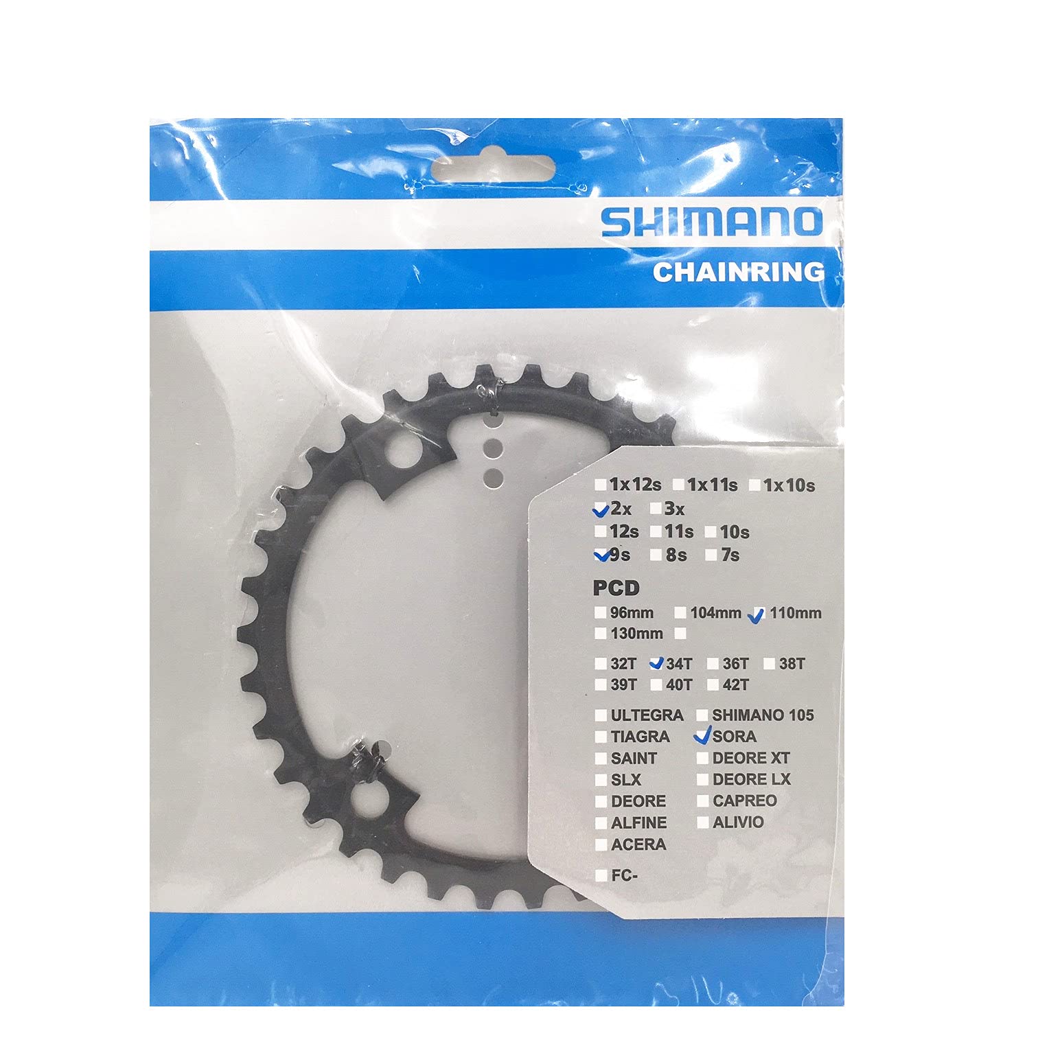 Shimano FC-R3000 Chainring 34T-MP