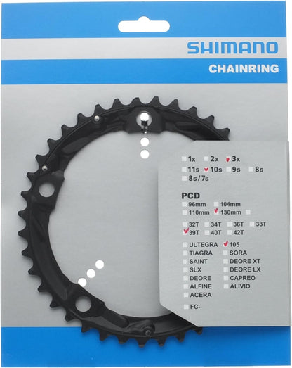 Shimano FC-5703-L chainring 39T D-type, black