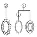 Shimano CS-M980 lock ring and spacer