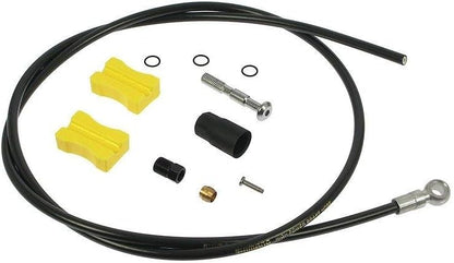 Shimano SM-BH90 XT disc brake hose, long straight banjo, rear, 2000 mm, black