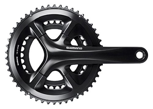 Shimano FC-RS510 double chainset, 50 / 34T, for 135/142mm axle, 165mm, black