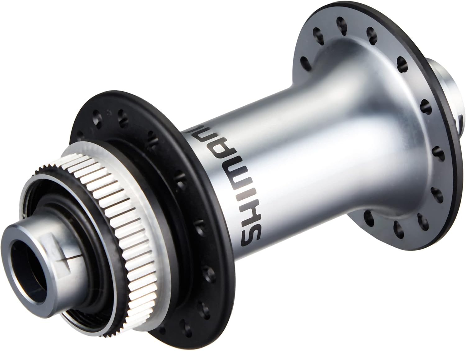 Shimano HB-RS770 Front hub for Centre-Lock disc mount, 32h, 100 x 12 mm, black / silver