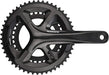 Shimano FC-RS510 double chainset, 50 / 34T, for 135/142mm axle, 175mm, black