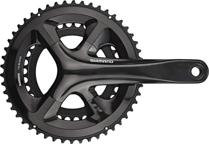 Shimano FC-RS510 double chainset, 50 / 34T, for 135/142mm axle, 175mm, black