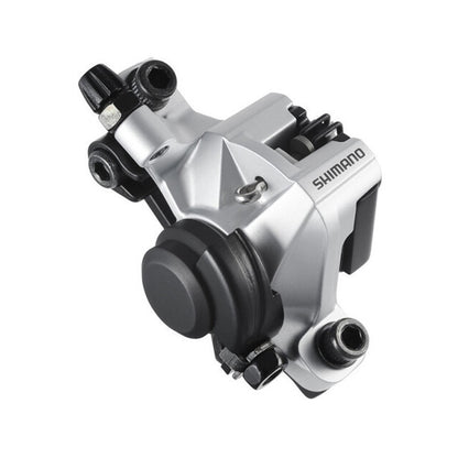 Shimano BR-M375 disc brake calliper, without adapter for front or rear, silver