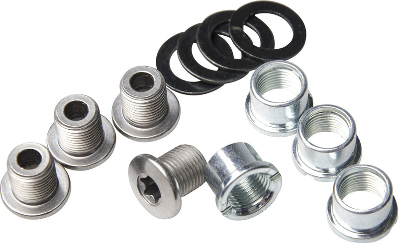 Shimano FC-M640 gear fixing bolt unit -M8 x 8.5 mm, set of 4