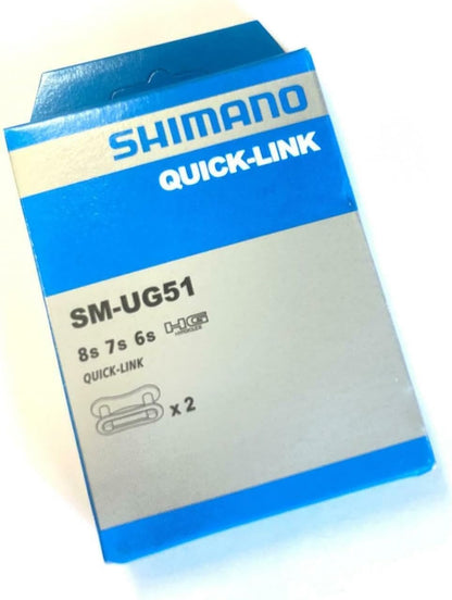 Shimano SM-UG51 Quick link for Shimano chain, 6 / 7 / 8-speed, pack of 2