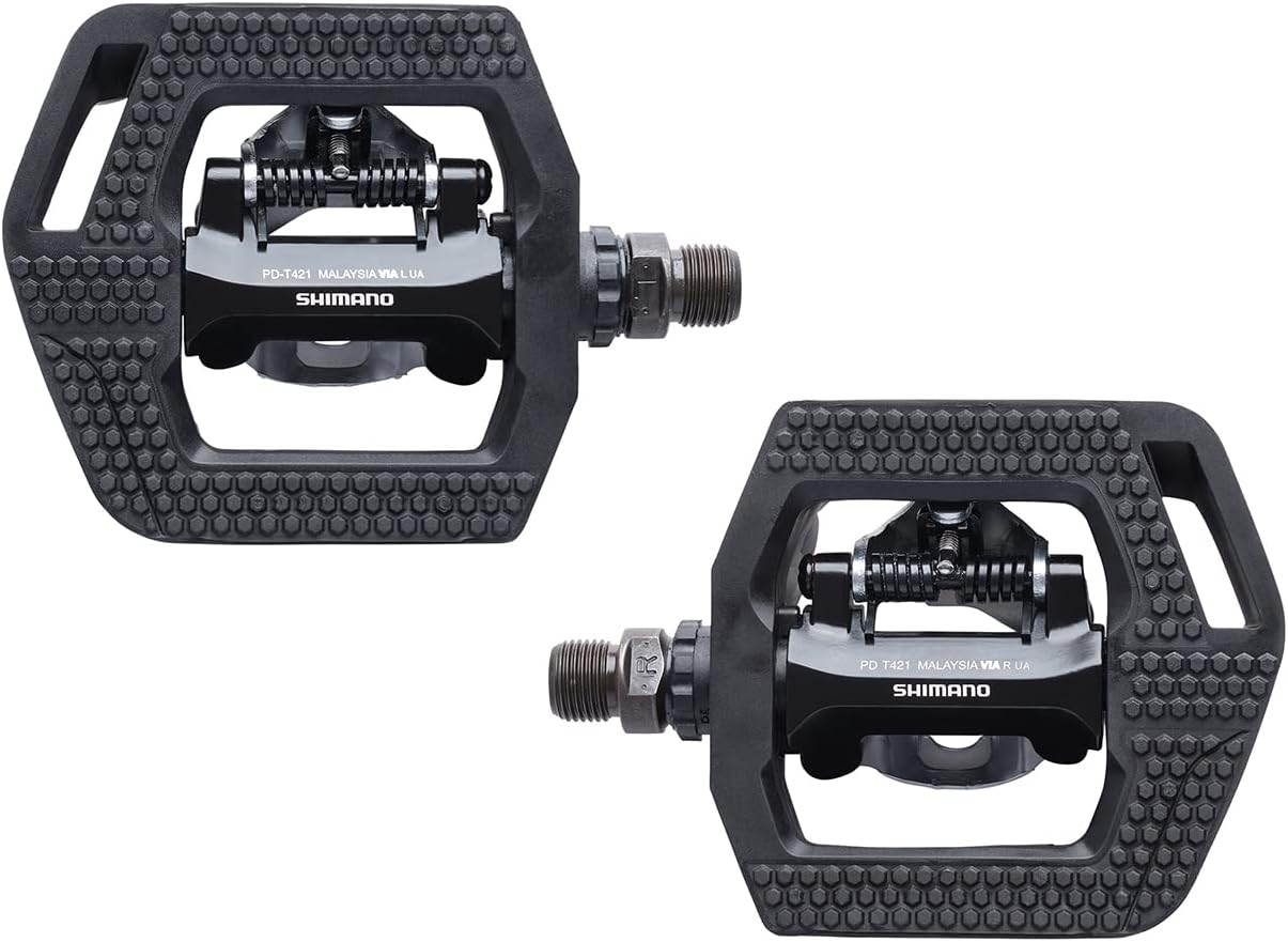 Shimano PD-T421 CLICK'R pedal, pop up mechanism, black