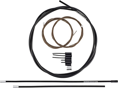 Shimano RS900 Road gear cable set, Polymer coated inners, black