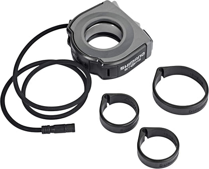 Shimano SW-E6000 STEPS switch compatible with SEIS, with cord bands A x2, B x1, grey
