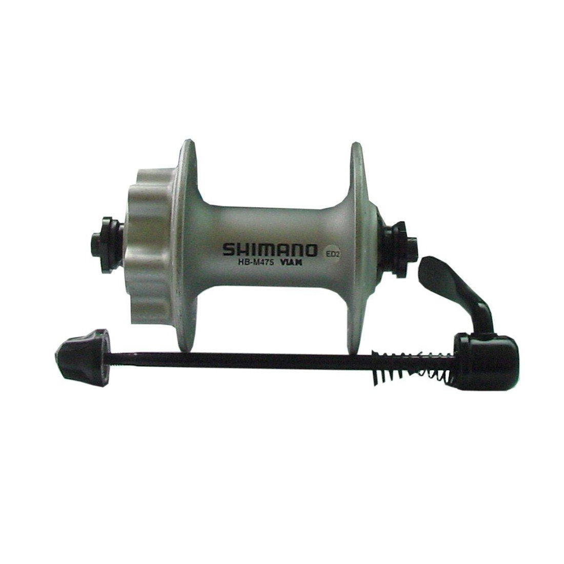Shimano HB-M475 disc front hub 6-bolt silver 36 hole