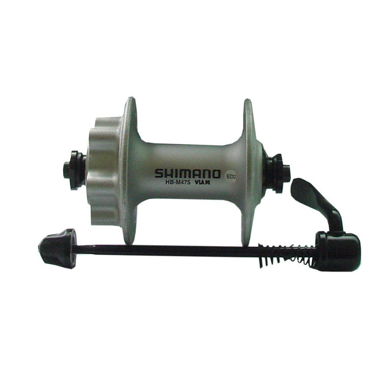 Shimano HB-M475 disc front hub 6-bolt silver 36 hole