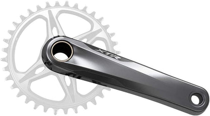 Shimano FC-M9100 XTR crank set without ring, 52 mm chain line, 12-speed, 165 mm