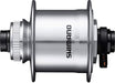 Shimano DH-UR705-3D Dynamo hub, 6v 3w, for Center Lock disc, 32h, 12x100 mm axle, silver