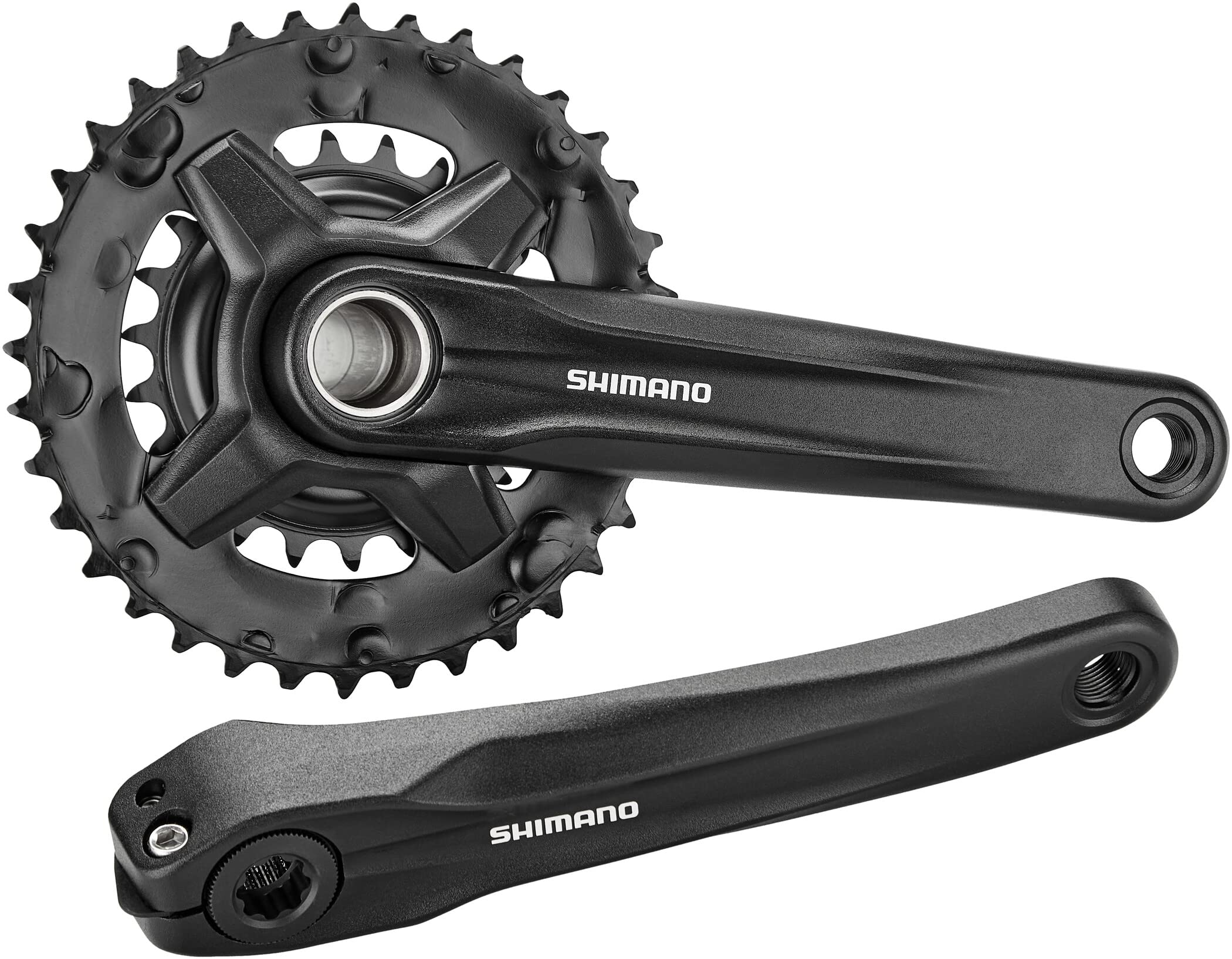 Shimano FC-MT210 2-piece chainset 9-speed, 170 mm, 36 / 22T, black w/o chainguard