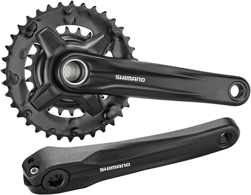 Shimano FC-MT210 2-piece chainset 9-speed, 170 mm, 36 / 22T, black w/o chainguard