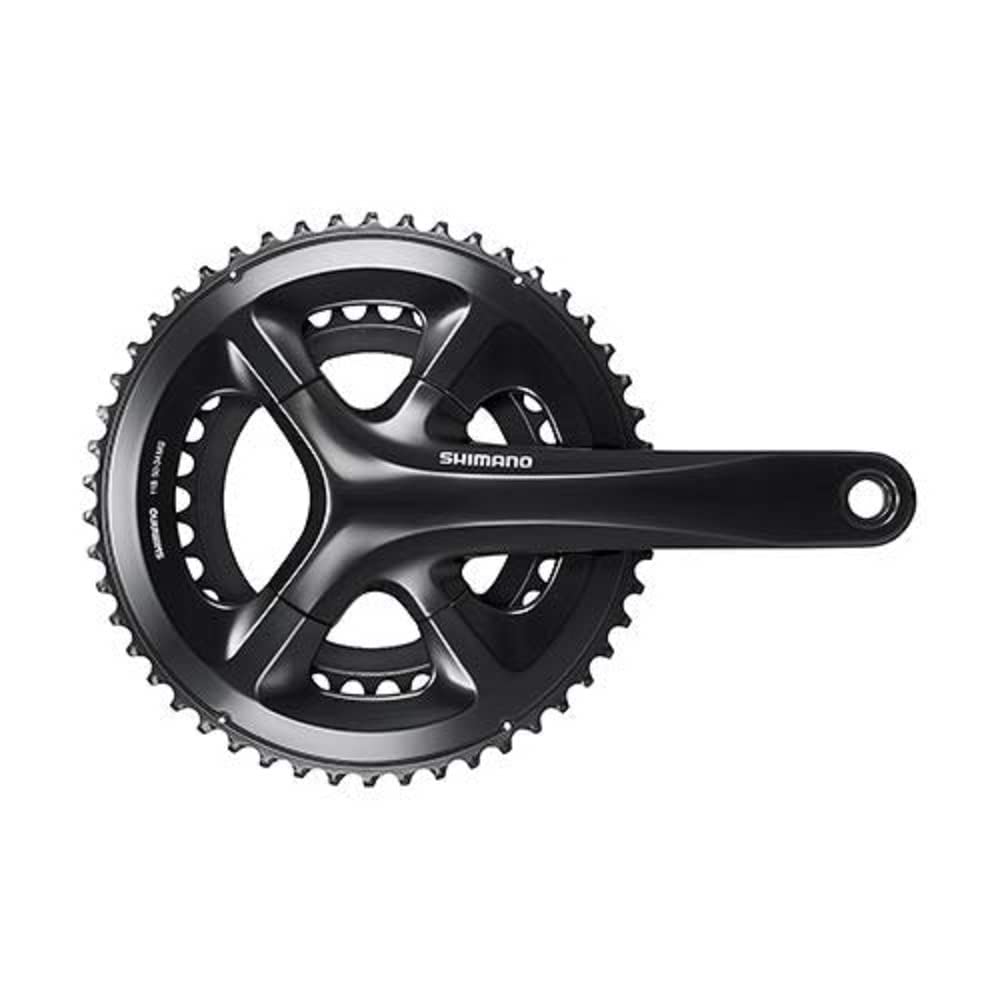 Shimano FC-RS510 double chainset, 52 / 36T, for 135/142mm axle, 175mm, black