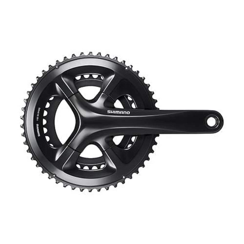 Shimano FC-RS510 double chainset, 52 / 36T, for 135/142mm axle, 175mm, black