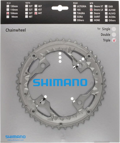 Shimano FC-T671 chainring 44T-AE for chain guard, silver
