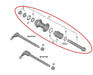 Shimano FH-M8010 complete hub axle