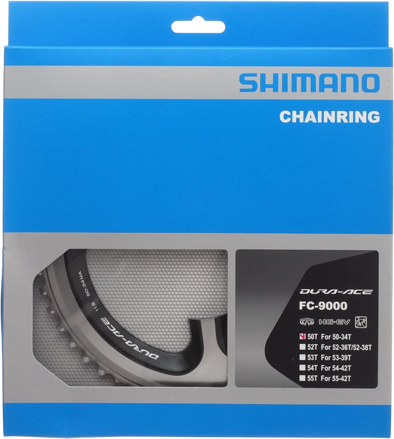 Shimano FC-9000 chainring 50T MA, for 50-34T